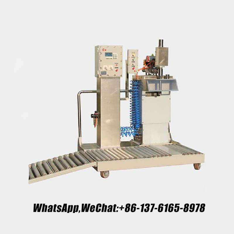 Automatic Metering and Filling Machine for Filling 200L Phosphoric Acid 桶式灌装,高效 200L 灌装机,高级计量灌装机