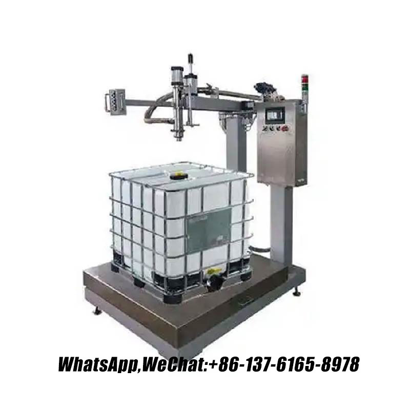 Automatic Machines for Gravimetric Filling of Liquids in IBCs and Totes 贴标机灌装机,自动滚筒码垛机,全自动托盘填充机