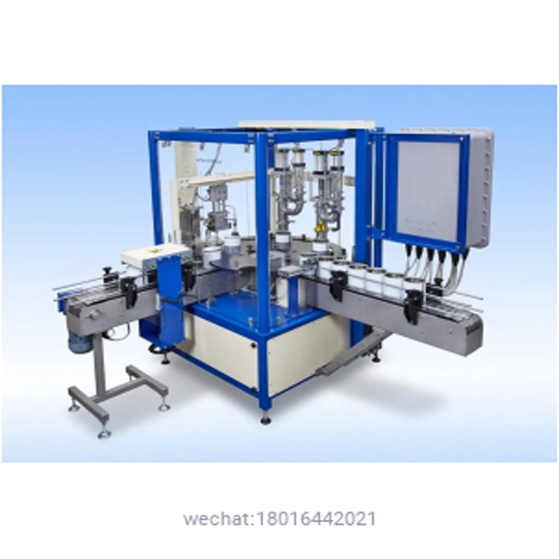 2 Nozzles Fully Auto Rotary Tin Can Filling Machine 1