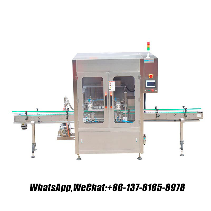 1-5L Fully Automatic Packaging and Labeling System for Laundry Detergents. 1-5L 全自动包装,全自动洗涤剂,包装贴标系统