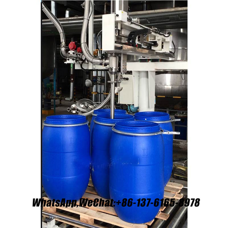 Industrial-Grade 200L Automatic Drum Filler Efficient & Reliable 液体灌装系统,桶装和手提袋灌装机,液体桶装灌装机