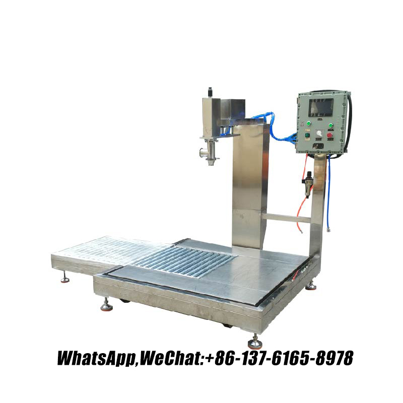 Industrial-Grade 200L Semi Automatic Liquid Filling Machine with PLC Control for Beverage Bottling Production Line 自动液体灌装机,半自动灌装设备,PLC控制灌装系统
