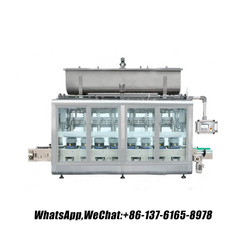 Fully Automatic Potion Pails Chemical Filling Machine for 5-25L 饮料灌装机,袋装包装机,化工灌装机