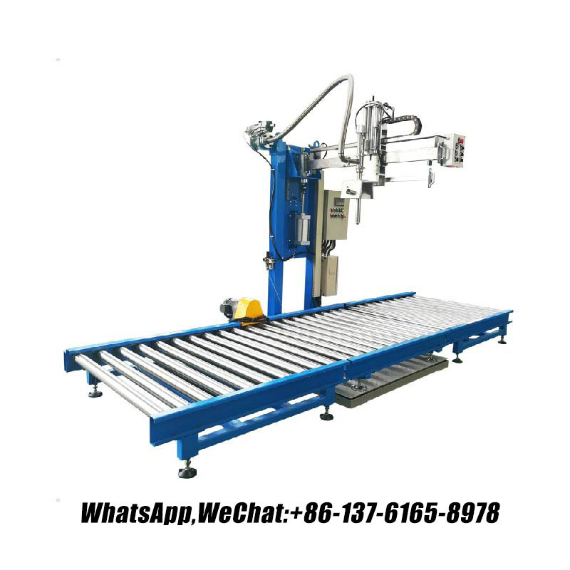 Heavy Duty 1000 Liter Filling System with PLC Control - Viscous & Thin Liquid Packaging Equipment PLC控制灌装系统,粘稠液体灌装机,IBC标准灌装机开口