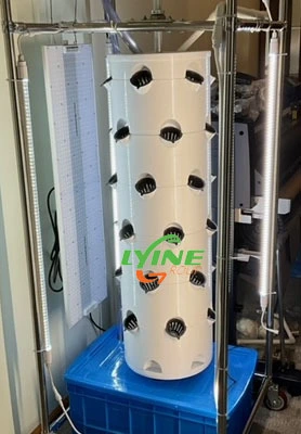 Canadian Hydroponic Tower System With Light 1