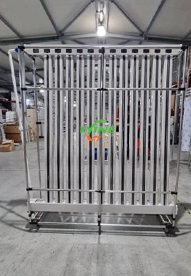 Canadian Customer Basement Hydroponic Planting: Zip System and Tower System 1