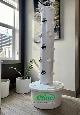 Canadian customer repurchases our hydroponic tower system 1