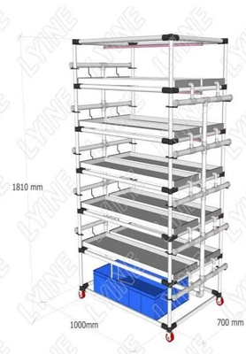 Un cliente de Santa Lucía recompra un sistema Microgreen para cultivar plántulas de hortalizas 1