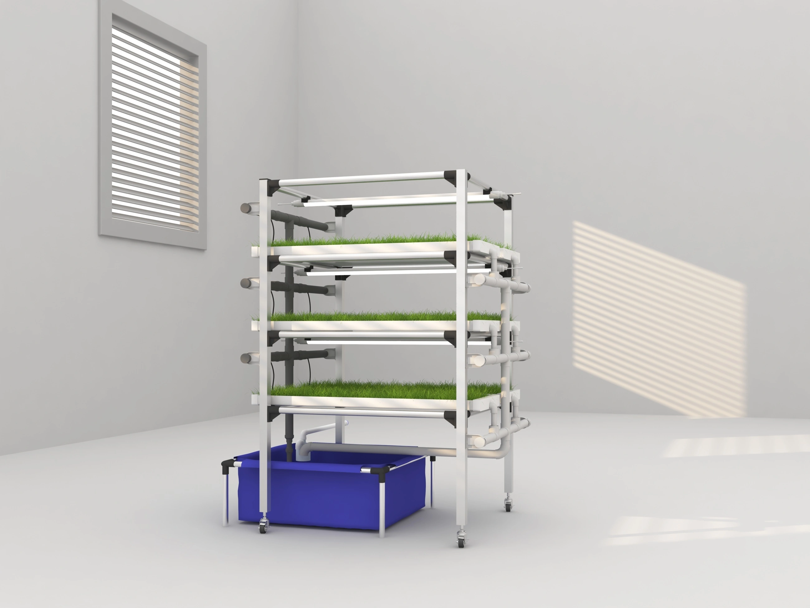 Córas farae hydroponic Lyine Raca fás farae le haghaidh sicíní bó ainmhithe 1