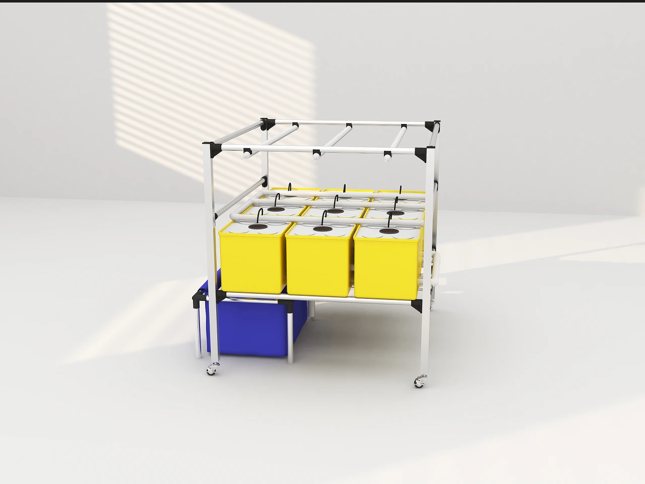Lyine Hydroponics dutch bucket system cherry rajče semena okurky rajčata rostliny rostou 1