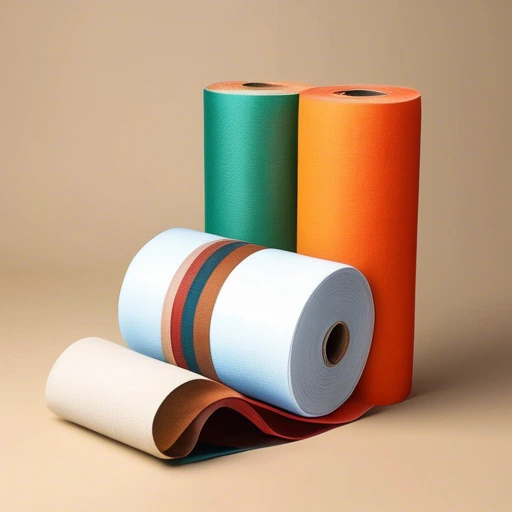 Non-woven Fabric Rolls - Pack of 3 Rolls in Assorted Colors for Home and Office Use 1
