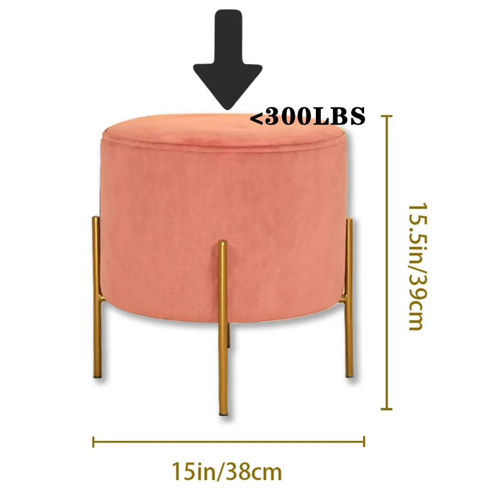 Footstool Round Ottoman by NEW IMAGE 8