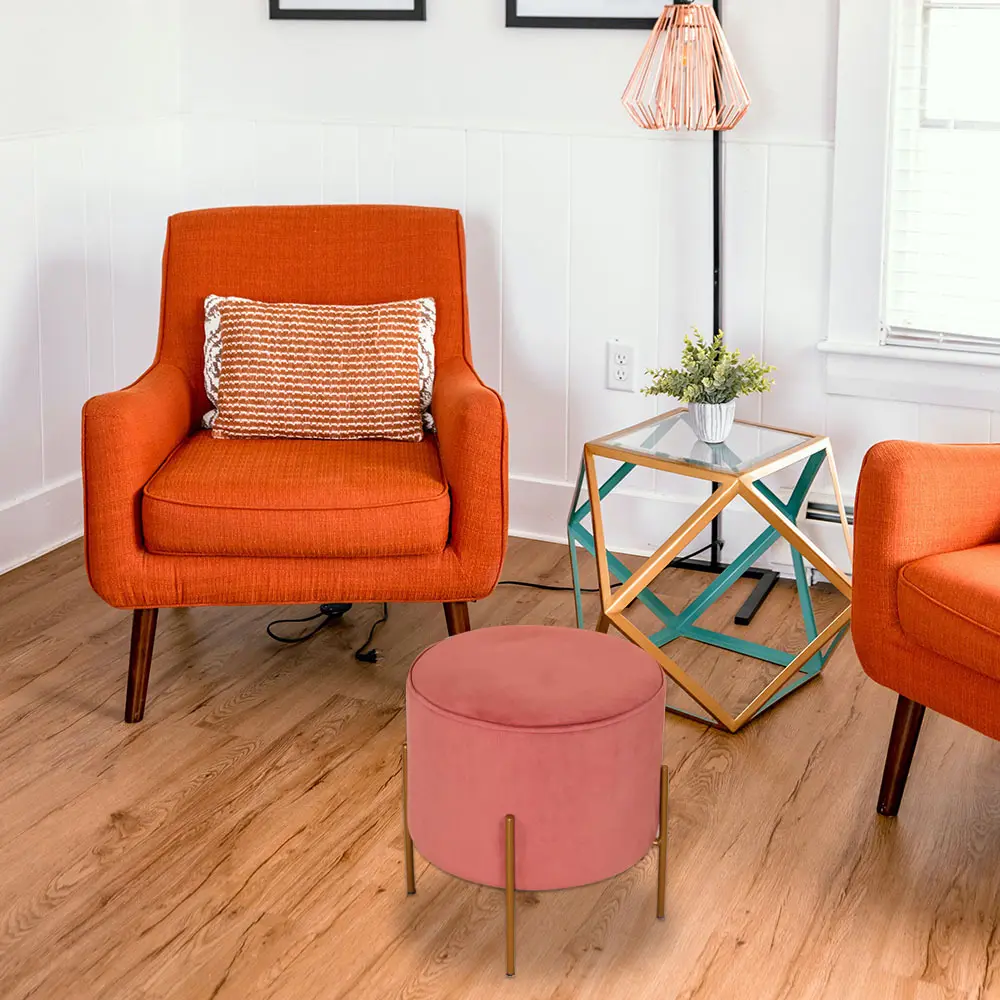 Footstool Round Ottoman by NEW IMAGE 16