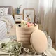 Round Storage Pouffe Wholesale - NEW IMAGE 9