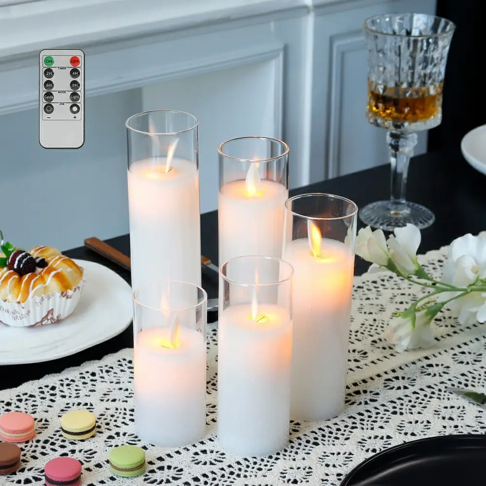 Led Pillar Candles - - NEW IMAGE 4