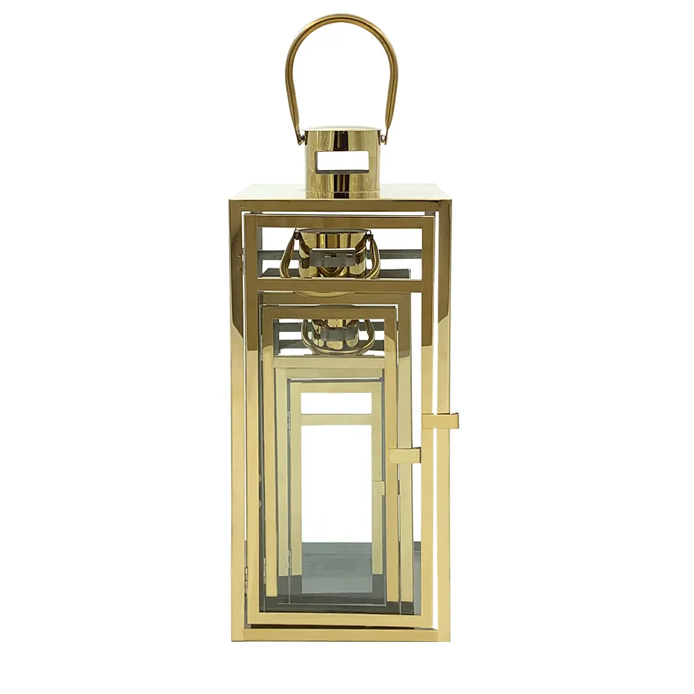 Black Lantern Candle Holder Wholesale - NEW IMAGE 4