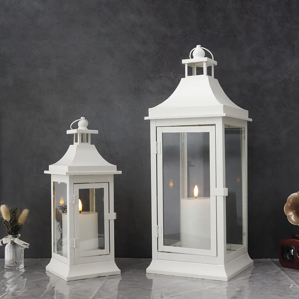 White Candle Lantern by NEW IMAGE 2