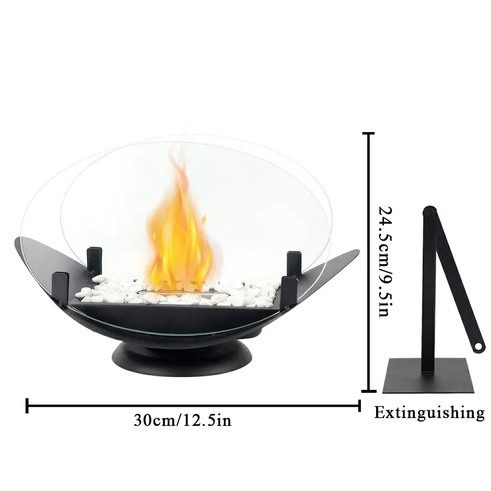 Indoor Outdoor Portable Fireplace by NEW IMAGE 6