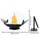 Indoor Outdoor Portable Fireplace by NEW IMAGE 6
