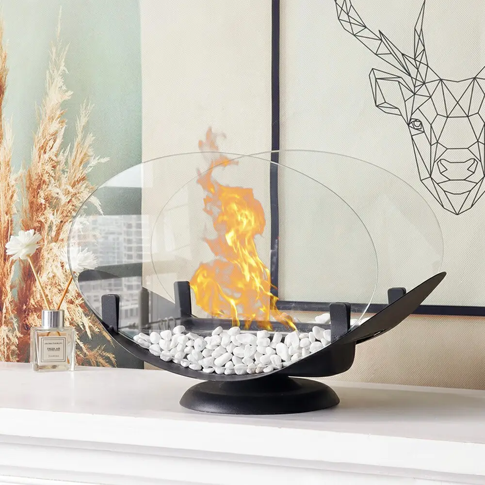 Indoor Outdoor Portable Fireplace by NEW IMAGE 2