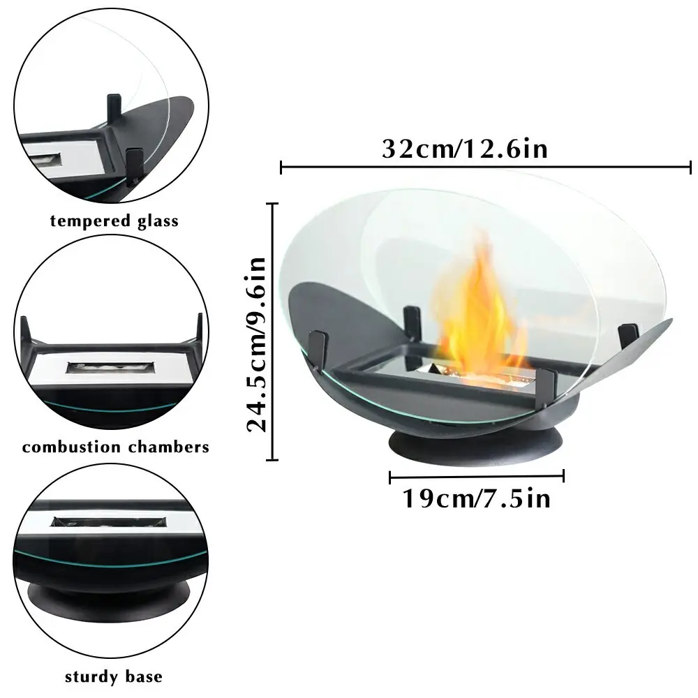Indoor Outdoor Portable Fireplace by NEW IMAGE 8