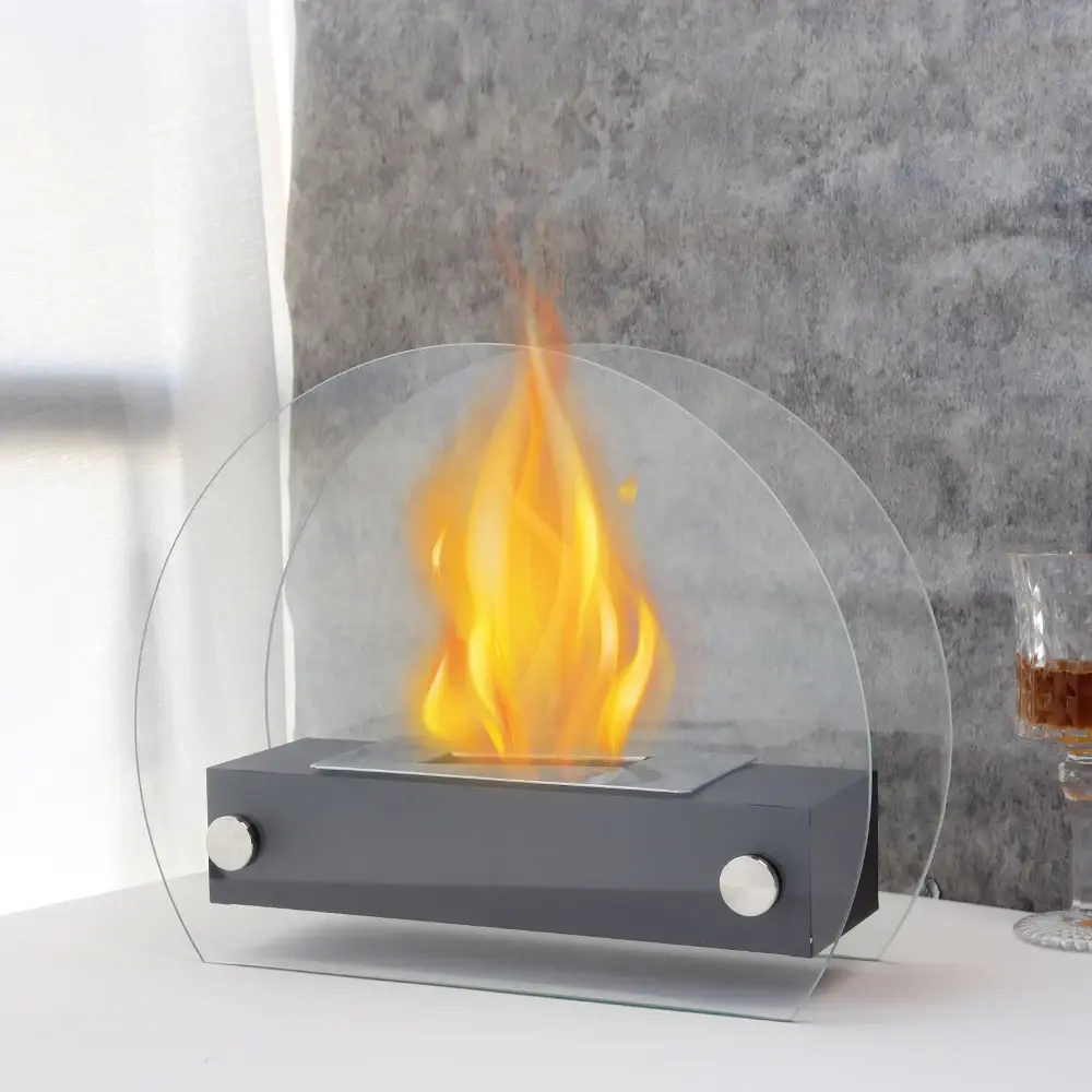 Portable Bio Ethanol Fireplace Home&Holiday&Wedding&Party Decor; Festival Gift by NEW IMAGE 6