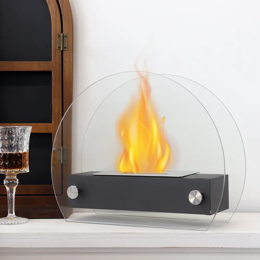 Portable Bio Ethanol Fireplace Home&Holiday&Wedding&Party Decor; Festival Gift by NEW IMAGE 5
