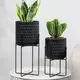 Corten Steel Planters 22*22.5*50.5 Cm - - NEW IMAGE 6