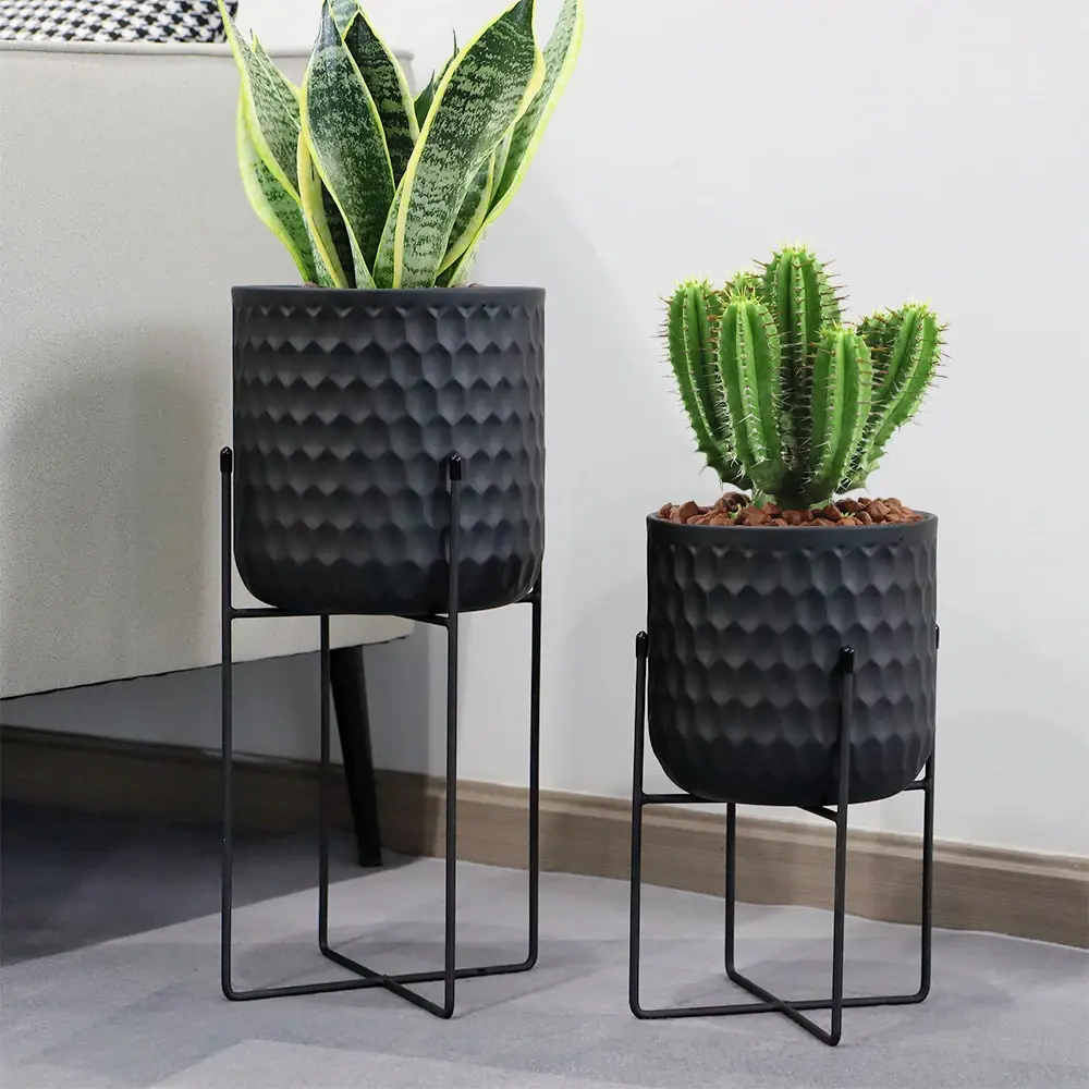 Corten Steel Planters 22*22.5*50.5 Cm - - NEW IMAGE 2