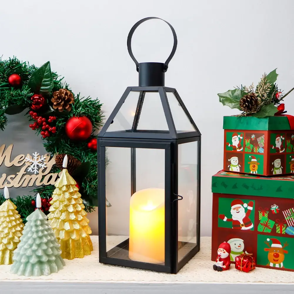 Christmas Candle Lantern 40*40*41.5cm 4pcs/carton 6.53kgs Wholesale - NEW IMAGE 3