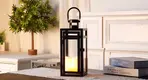 Square Pillar Candle Holders Silver by NEW IMAGE 6