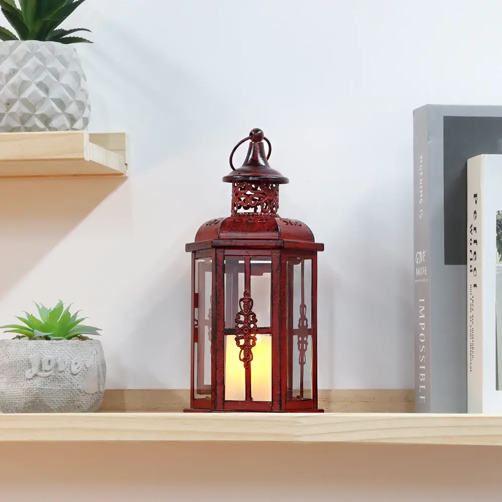 Candlestick Lantern Iron - - NEW IMAGE 5