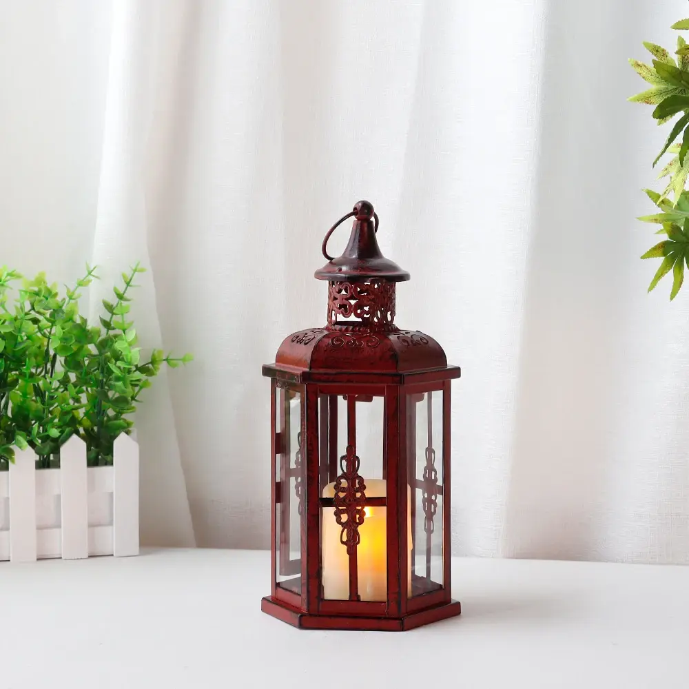 Candlestick Lantern Iron - - NEW IMAGE 3