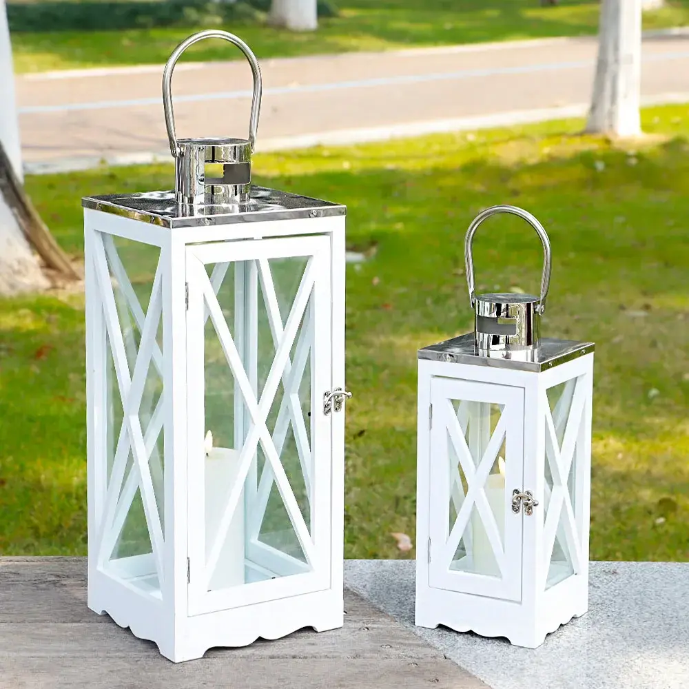 Large Candle Lanterns Outdoor 28 * 28.00 * 62cm/4.6 Kgs 1set/carton by NEW IMAGE 3
