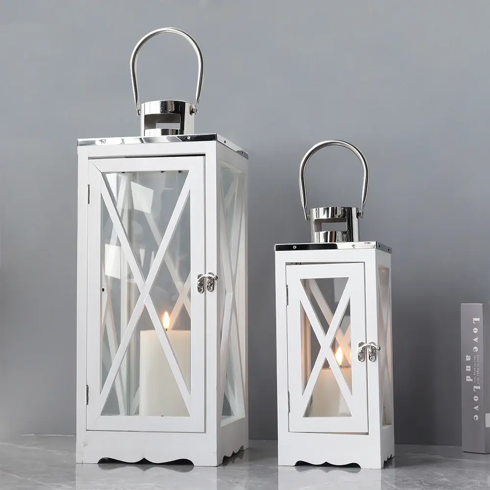 Large Candle Lanterns Outdoor 28 * 28.00 * 62cm/4.6 Kgs 1set/carton by NEW IMAGE 4