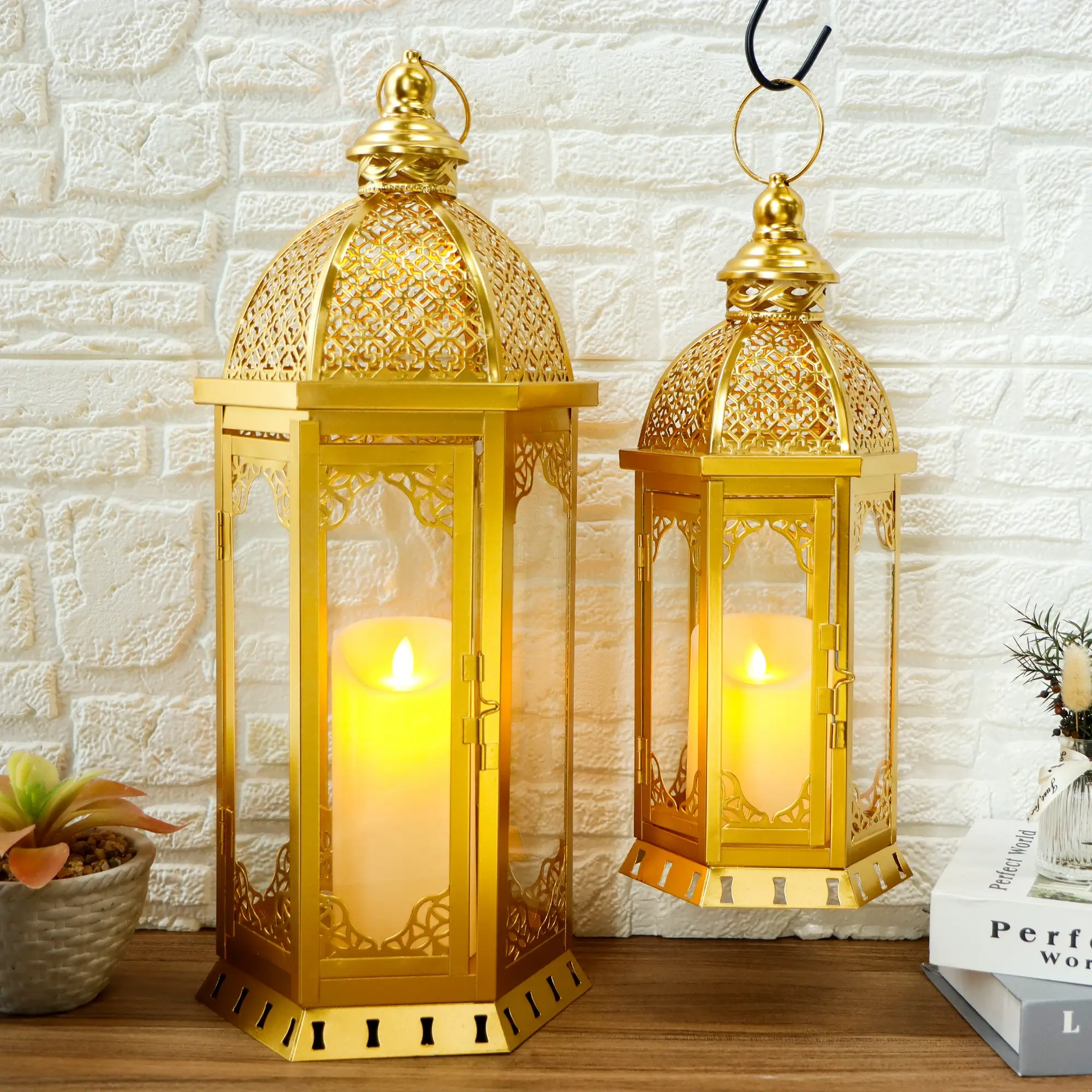 Candle Lantern Decor Candle Lantern - - NEW IMAGE 1