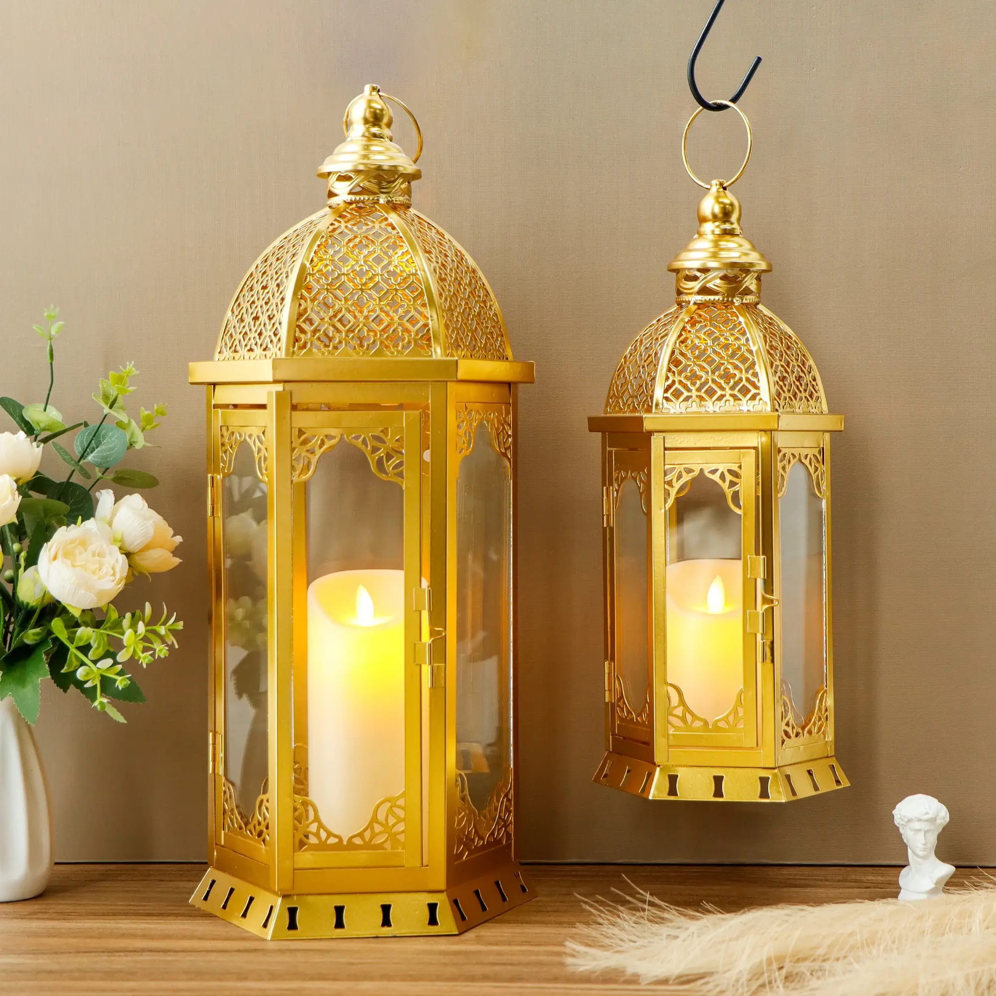 Candle Lantern Decor Candle Lantern - - NEW IMAGE 3