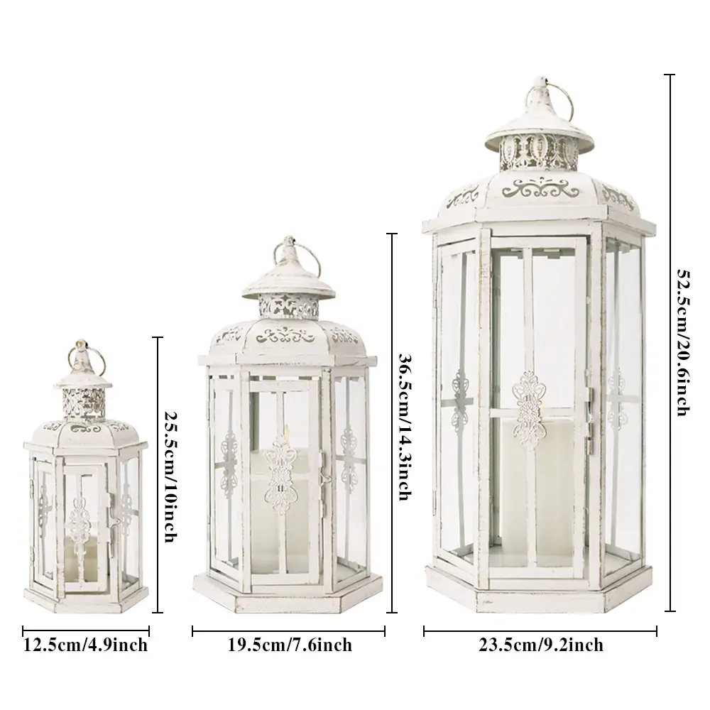 Christmas Candle Lantern Iron - - NEW IMAGE 3