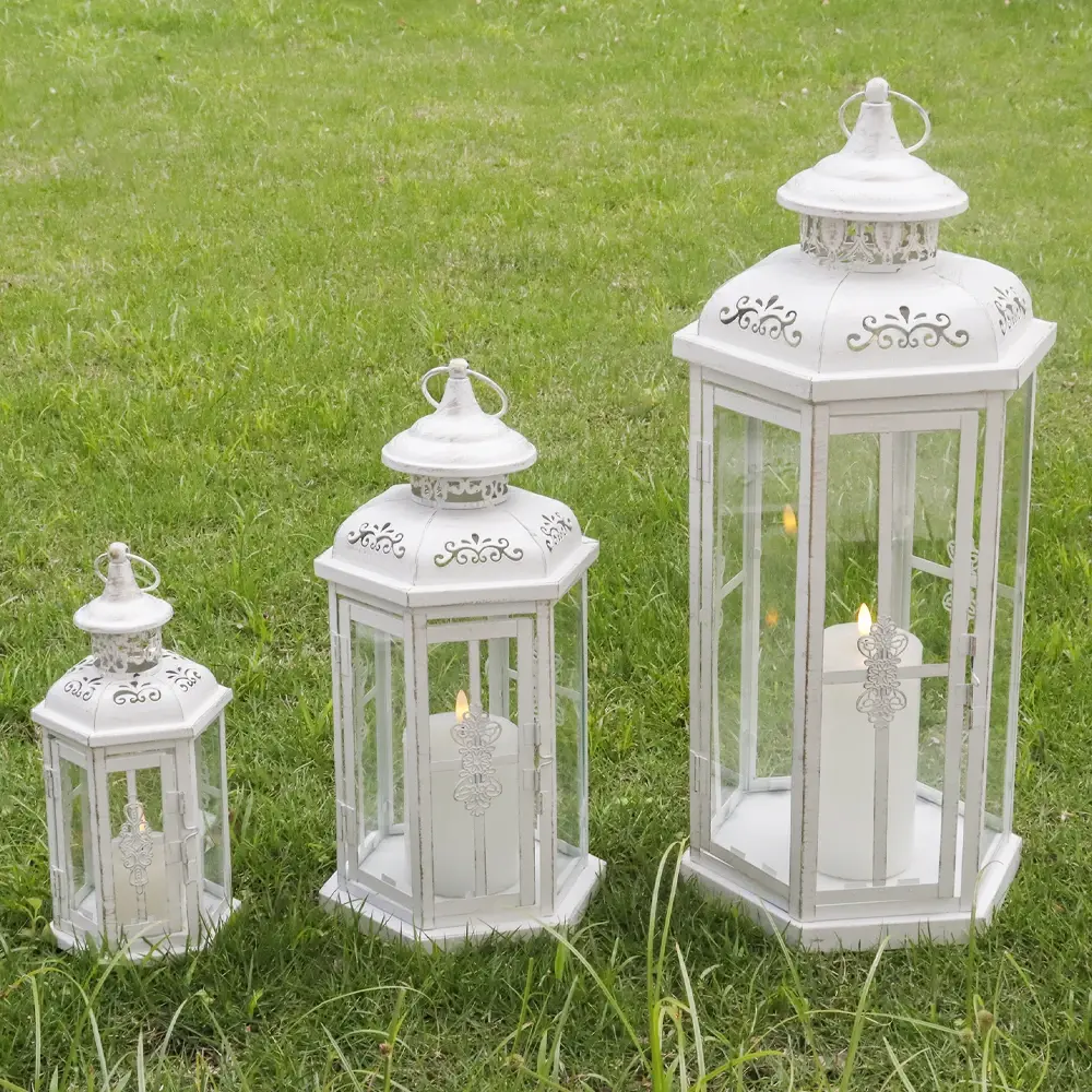 Christmas Candle Lantern Iron - - NEW IMAGE 5