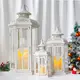 Christmas Candle Lantern Iron - - NEW IMAGE 2