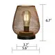 Cage Table Lamp AAA Battery - - NEW IMAGE 6
