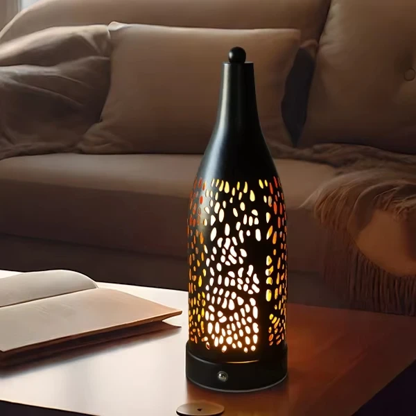 ユニークな充電式ナイトランプコードレスレストランバー Led ライト調光可能な子供の夜の光リビングルームの寝室 1