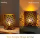 Birdcage Table Lamp Industrial - - NEW IMAGE 4