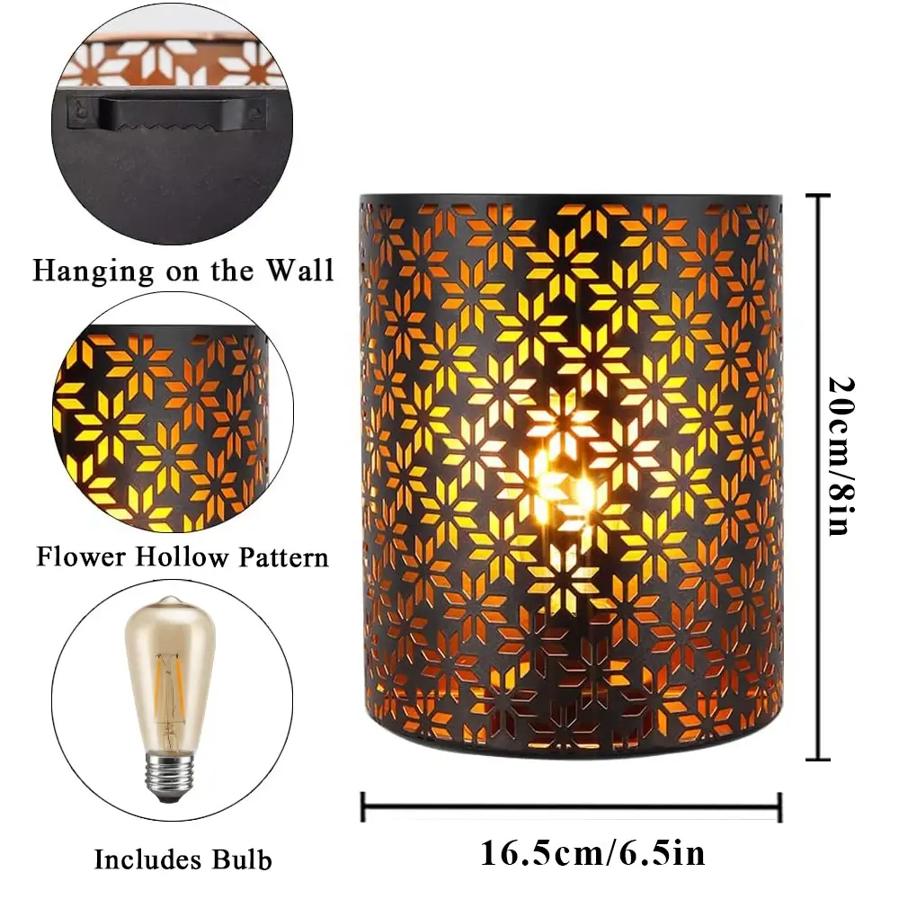 Birdcage Table Lamp Industrial - - NEW IMAGE 7