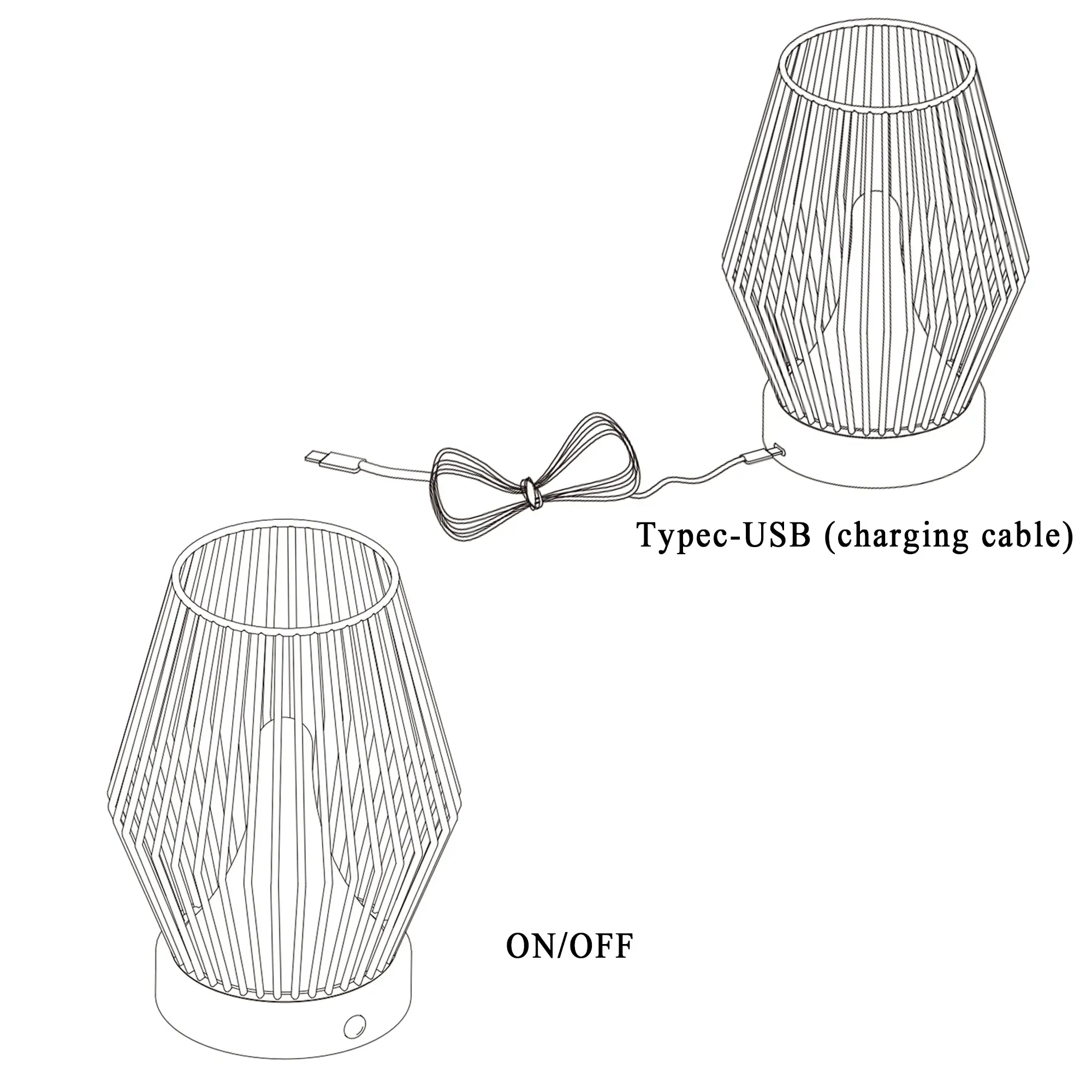 Decorative Solar Table Lights 37*38*52 Cm by NEW IMAGE 4