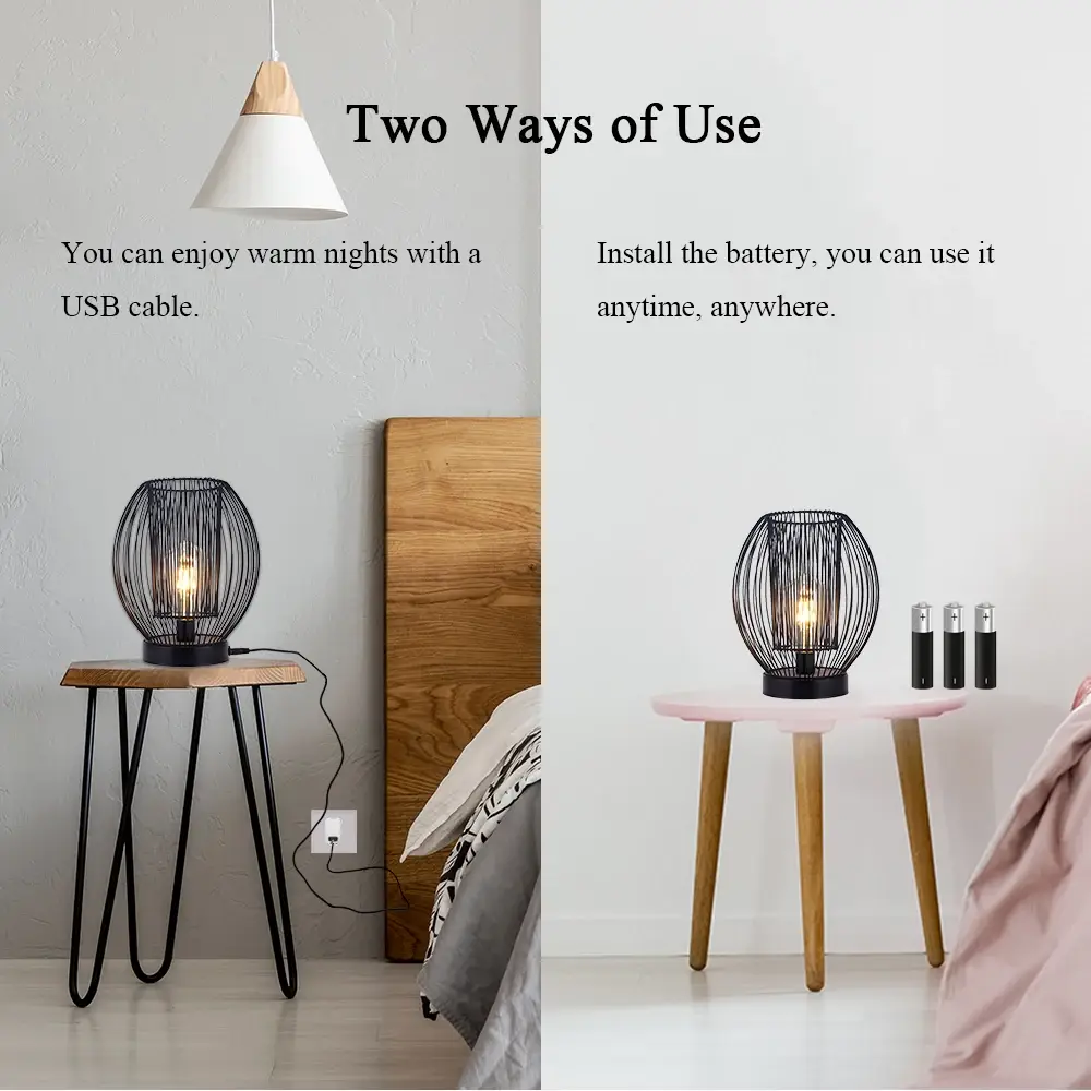 Battery Operated Nightstand Lamp Industrial Wholesale - NEW IMAGE 5