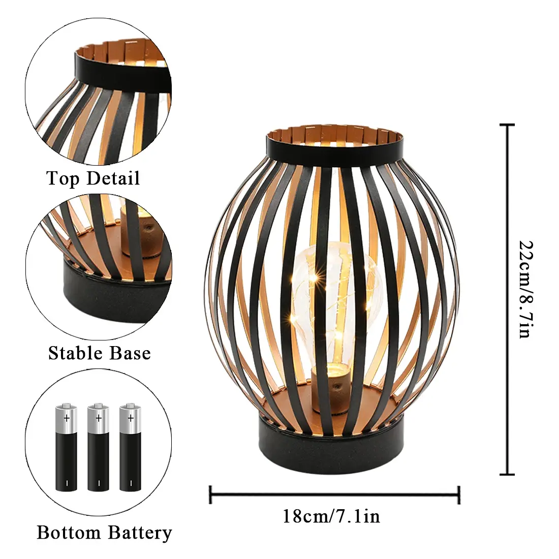 Battery Powered Living Room Lamps Home Wedding Table Decoration Wholesale - NEW IMAGE 7