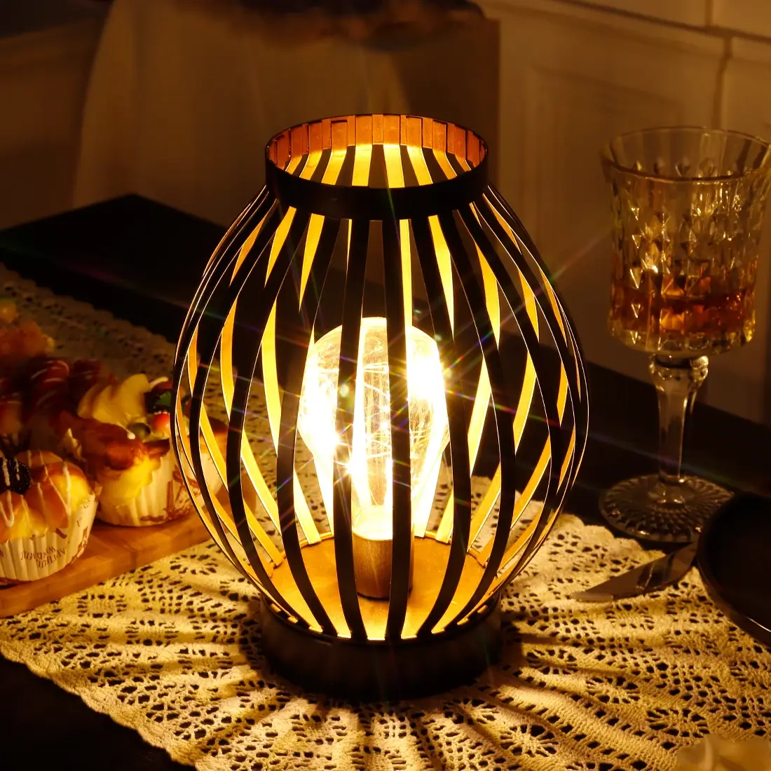 Battery Powered Living Room Lamps Home Wedding Table Decoration Wholesale - NEW IMAGE 4