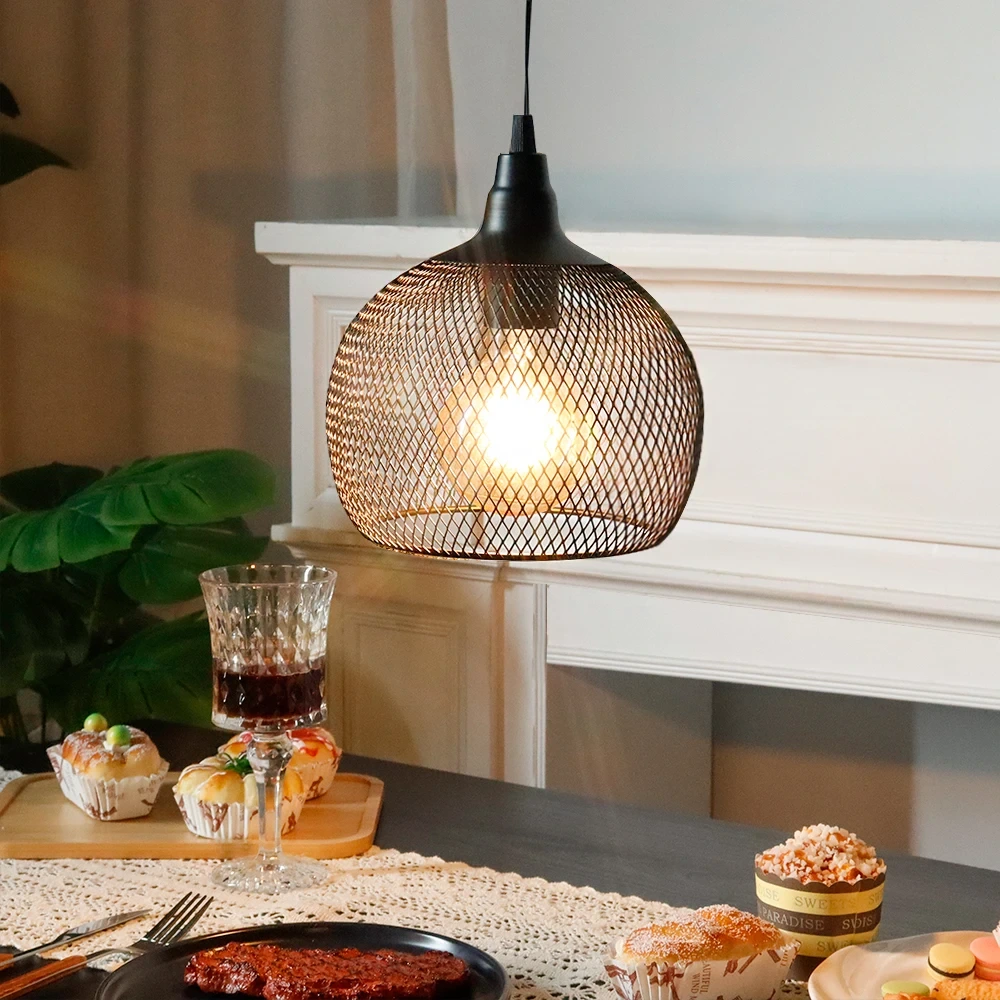 New Design Battery Powered Portable Mobile Pendant Light Bedroom Dining Room Patio Metal Hanging Light With Timer Function 1