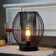 Black Birdcage Table Lamp 25.00 * 25.00 * 28.00 Cm - - NEW IMAGE 2